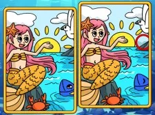 Mermaids Spot The Differences